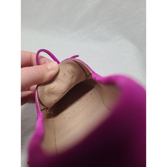 Geox Respira Mauve Purple Suede Leather Moc Toe Slip On Shoes EU 38.5 US 8.5 - Picture 9 of 14